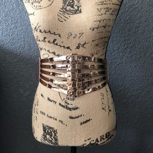 Caged Rose Gold Belt